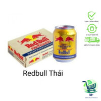 [1 Thùng] Nước tăng lực Redbull Thái Lan, Bò Húc Thái Lan 24 lon 250ml