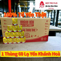 1 Thùng nước yến khánh hoà 60 lọ 70ml chính hãng - có đường [ Gold ]