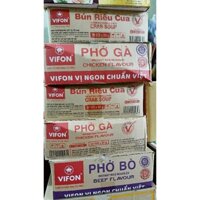 1 THÙNG PHỞ BÒ VIFON VÀ 1 THÙNG PHỞ GÀ VIFON ( THÙNG 30 GÓI)
