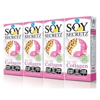 1 Thùng sữa đậu nành Collagen Soy secretz nhập khẩu Thái Lan (12 lốc)