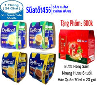 1 Thùng Sữa Delical = 24 Chai x 200ml ( Đủ vị : Vani, Cafe, Socola ) - Date Luôn Mới