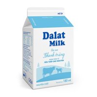 1 thùng sữa tươi thanh trùng Dalat Milk Không đường gồm 28 hộp 450ml