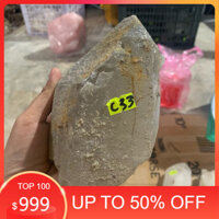 1 Trụ đá thạch anh khói tự nhiên (đá thật) dùng trang trí nhà cửa nặng 1.2kg(C33)