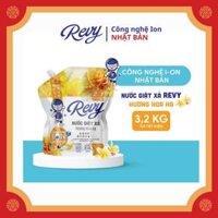 [1 Túi 3.2 Kg] - Nước giặt xả 2 trong 1 Revy - Công nghệ ion Nhật Bản