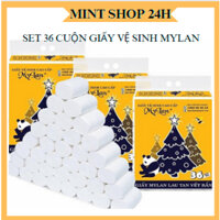 1 túi 36 cuộn GIẤY VỆ SINH GẤU TRÚC 36 CUỘN MY LAN