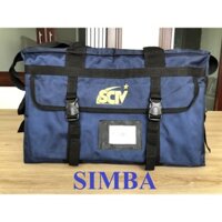 1 Túi đồ nghề lớn, nằm ngang, in chữ SCTV, Đựng Đồ Nghề Cao Cấp  Size To 52x26x32 cm Bền Bỉ Chắc Chắn