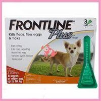 [1 Tuýp] Thuốc nhỏ gáy trị ve rận Frontline Plus cho chó mèo
