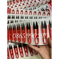 1 Vỉ 12 Chiếc Bấm Cắt Chỉ ,Kéo Bấm Cắt Chỉ Nhựa Đỏ.Kéo Bấm