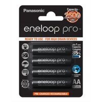 [1 Vỉ 4 Viên] Pin Eneloop Panasonic AA 2500mAh, AAA 950mAh, Có Thể Sạc Lại, Bộ Sạc Pin Giá rẻ