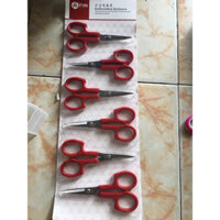 1 vỉ 6 cây kéo mũi cong 1553 sử dụng cắt tỉa lọng cánh...