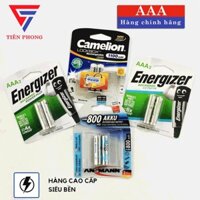 1 Vỉ Pin Sạc AAA  đũa Energizer, Ansmann, Camelion Chính Hãng