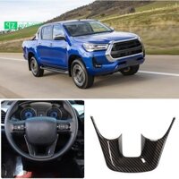 1 Viền Bọc Vô Lăng Xe Hơi Bằng ABS Sợi Carbon Cho Toyota Fortuner 2016-2022