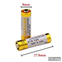 1 viên Pin 27A 12V Alkaline Siêu bền - Dùng cho Remote, Cảm biến, Báo Trộm, Cửa cuốn, Bút trình chiếu