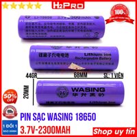 1 Viên Pin Sạc Wasing 18650 3.7V 2300Mah Cao Cấp, Chuẩn Dung Lượng, Pin Sạc 18650 3.7V Wasing Hàng Hãng-H2Pro Tech