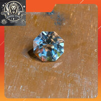 1 viên thạch anh trắng 13.8li cắt facet( tự nhiên không sử lý )