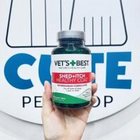 1 Viên Vet’s Best Healthy Coat Shed & Itch Relief Làm giảm kích ứng da và rụng lông cho chó