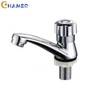 1 Vòi chậu rửa phòng tắm bằng hợp kim kẽm Vòi lạnh một lỗ cho khách sạn gia đình [chamer]