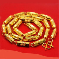 1 Vòng Cổ Lục Giác Cá Tính Không Phai Màu Mạ Vàng Xương Đòn Độc Đoán Vòng Cổ Nam Vàng