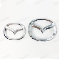 1 x ABS Mazda Logo Xe Ô Tô Phía Trước Phía Sau Thân Xe Biểu Tượng Huy Hiệu Miếng Dán Decal Thay Thế Cho Xe Mazda