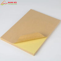(1 Xấp) Giấy Decal A4 Da Bò 100 tờ, Giấy Kraft Cao Cấp Bền, Độ Bám Dsinh Cao, In Rõ Nét, Có Thể Dùng Để Trang Trí