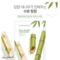 (10+10) Mặt nạ REAL NATURE BAMBOO MASK SHEET