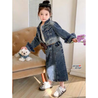 [10-28kg]Set Bộ Rin áo khoác với chân váy cho Bé xinh xắn😘😘😘