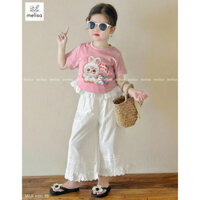 10-30kg Set bộ áo cotton tàu mix quần kaki siêu đẹp cho bé