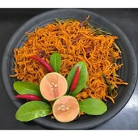 10 BỊCH 100G KHÔ GÀ LÁ CHANH/ BƠ TỎI - Trùm Ăn Vặt - N FOOD