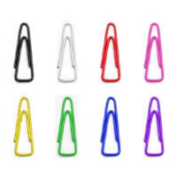 10 bịch kẹp giấy nhựa nhiều màu