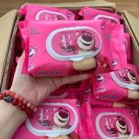 10 Bịch Khăn ướt kháng khuẩn Gấu Dâu LoTTo Thiên Phúc