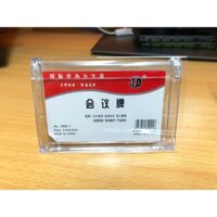 10 Biển Chức Danh Mica (6,5x9,5 cm) - Biển Tên Mica