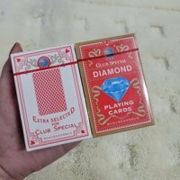 10 Bộ Bài Ảo Thuật Kim Cương Đỏ Kính loại 1 cứng cáp , bền đẹp