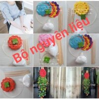 10 BỘ NGUYÊN LIỆU LÀM HOA