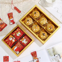 [10 bộ - size 22x15x5.1cm]Hộp giấy kraft nắp mờ, hộp chữ nhật đựng quà tặng, bánh, kẹo