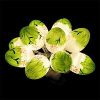 10 Bóng đèn LED Dễ thương Trứng Phục sinh Đèn trang trí Ngày lễ Bóng đèn trang trí (Trắng ấm)