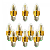 10 Bóng đèn Led nến 5w quả nhót đuôi E27 sáng trắng Posson LCP-5E27 - 10