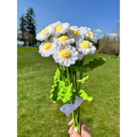 10 Bông hoa len cúc xinh