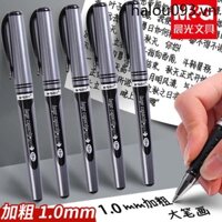 1.0 Bút Bi Mực Đen Ngòi 1.0mm Vỏ Carbon Mực Nước agp13604