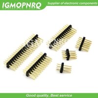 10 CÁI 1.27mm 1.27 Hàng Đôi Nam 2 ~ 40P Ly Khai Pin Header PCB Ban Kết Nối Dải Pinheader 2 * 3 / 4 / 5 / 6 / 7 / 8 / 10 / 12 / 15 /