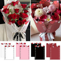10 Cái 35x50cm Giấy Gói Hoa Hình Trái Tim Hoa Hồng Bó Quà Tặng Gói Giấy Nghệ Thuật Giấy Kraft