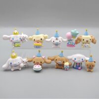 10 Cái / bộ 4-6.5cm Sanrio Hoạt Hình Anime Hình Cinnamoroll Nhật Bản Phổ Biến Linh Vật Cinnamoroll Bánh Bắp Rang Q Phiên Bản PVC Nhân Vật Hành Động Mô Hình Đồ Chơi Búp Bê