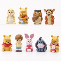 10 Cái / bộ Hoạt Hình Winnie the Pooh Nhân Vật Hành Động Đồ Chơi Gấu Pooh Tigger Eeyore Heo Con Nhân Vật Hành Động Búp Bê Đồ Chơi Cho Trẻ Em
