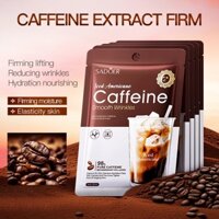 [10 Cái / bộ] Mặt nạ làm săn chắc Caffeine SADOER Kem dưỡng ẩm & dưỡng ẩm Mặt nạ làm đẹp