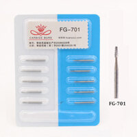 10 Cái / bộ Nha Khoa Thép Vonfram Carbide Burs Cho Tay Cầm Tốc Độ Cao Bit Ngược Nón Bur / Fissure Bur Ý Nha Khoa Kim Cương