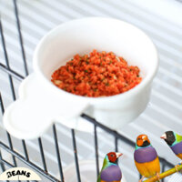 10 cái Cóng ăn để khe cửa nhỏ đựng khoáng, cám trứng, hoặc hạt trộn, kê cho chim vô cùng thuận tiện ko cần mở cửa