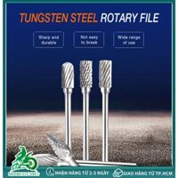 10 Cái Đầu Mài Thép Vonfram Bộ Mũi Khoan Cacbua, Mũi Khoan Kim Cương Dụng Cụ Khắc Gỗ Dụng Cụ Quay Bộ Mũi Khoan Mini