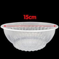 10 cái tô nhựa lớn dùng 1 lần (15cm)