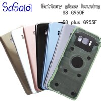 10 Cái/lốc Mặt Kính Sau Thay Thế Cho Samsung Galaxy S8 G950/S8 + S8 Cộng Với G955 G955f Pin Bìa Cửa Sau Vỏ Ngoài
