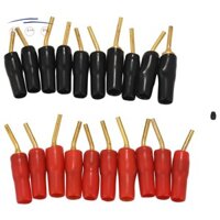 10 Cặp 2 Mm Chuối Cắm Pin Loại Vít, Loa Âm Thanh Đầu Nối Cáp Đồng Mạ Vàng