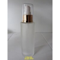 10 chai thủy tinh phủ mờ cao cấp nắp xịt giọt 100ML